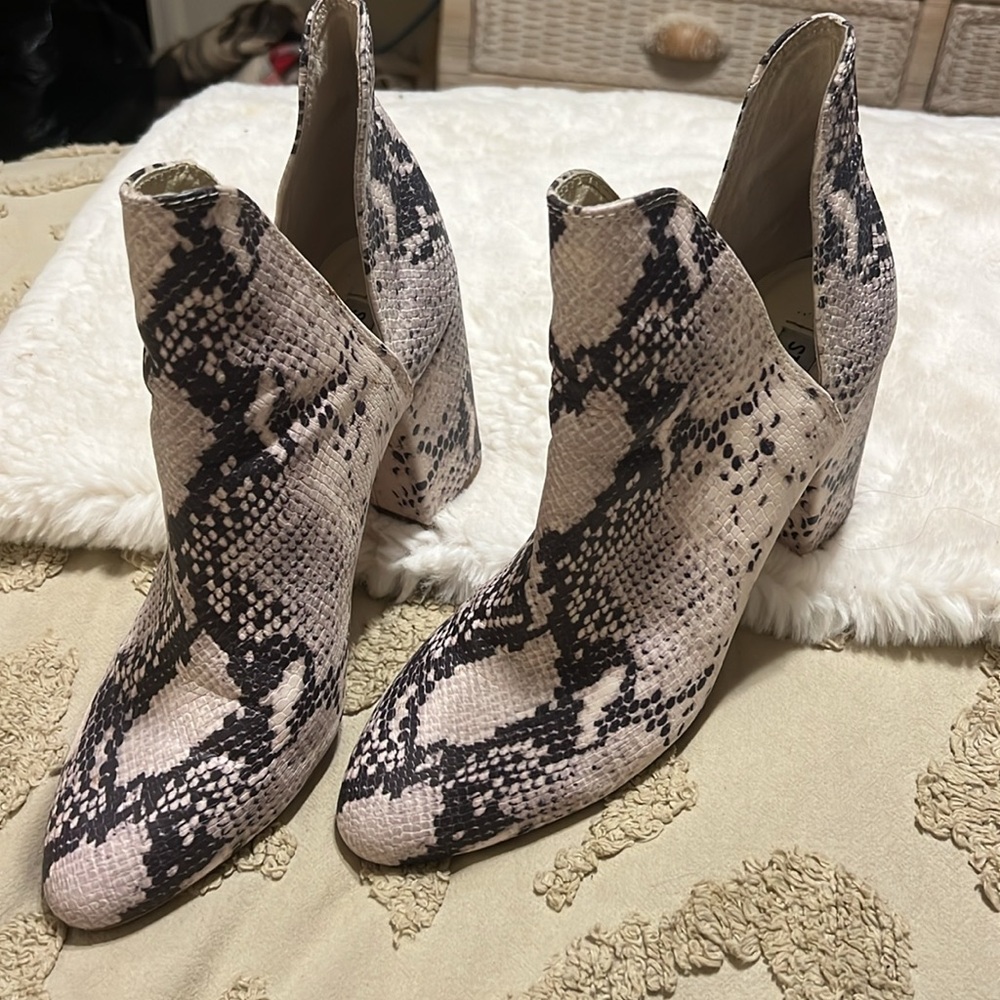 Steve Madden Snake Print Ankle Bootie - image 3